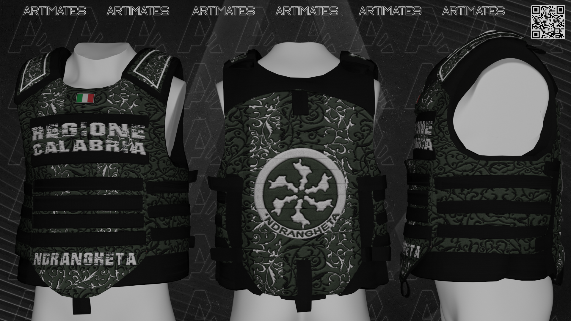 Ndrangheta Fullplate Vest - FiveM Clothing