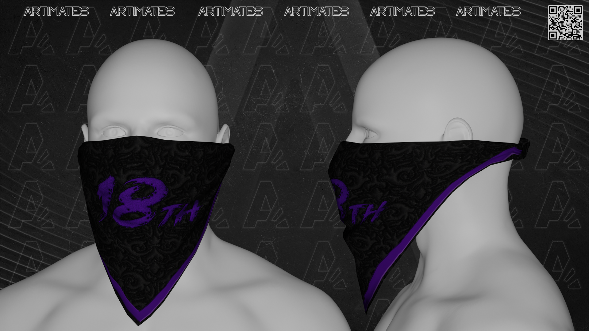 18th Street Bandana - FiveM Clothing