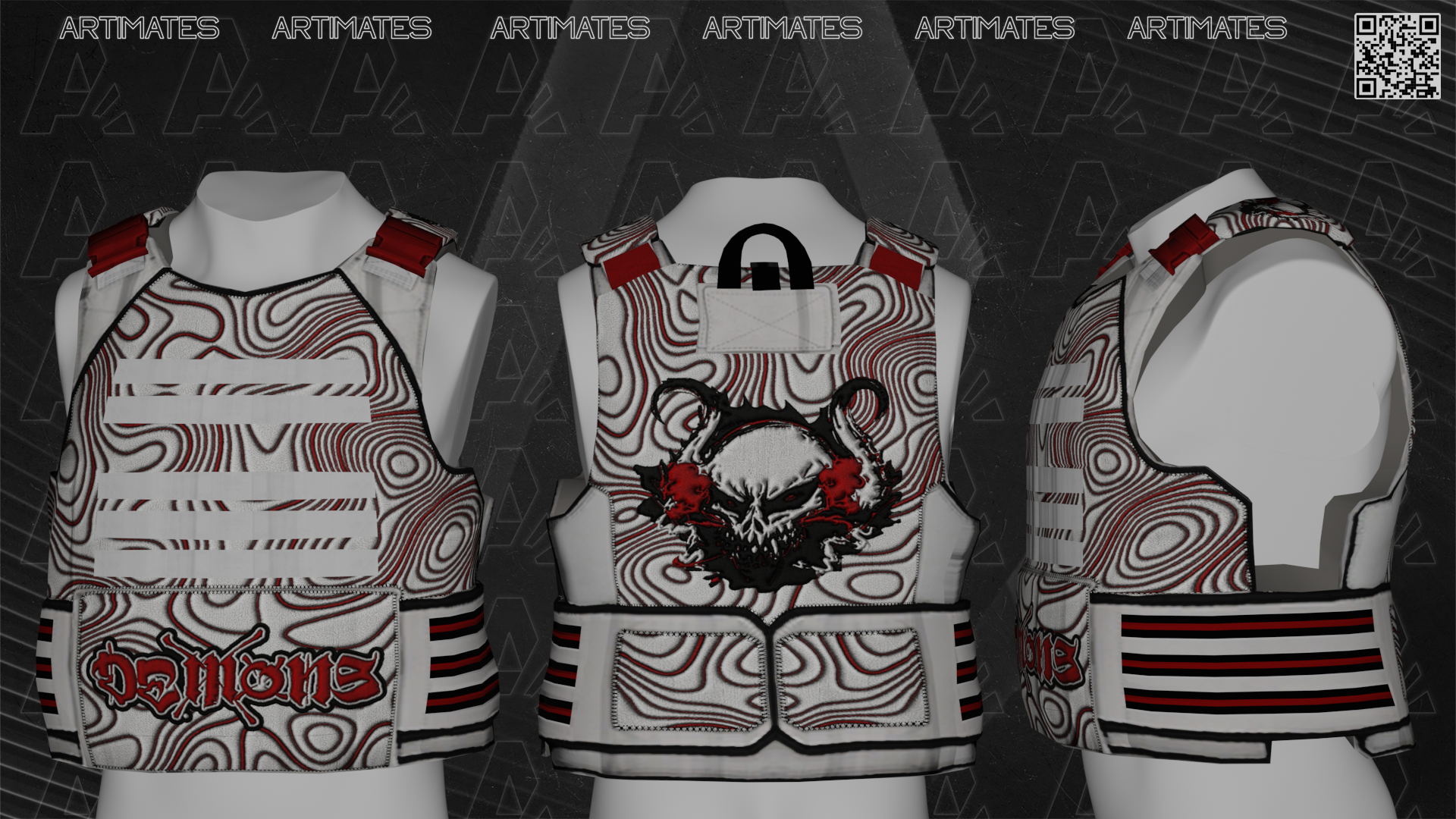 Demons Gang Basic Vest - FiveM Clothing