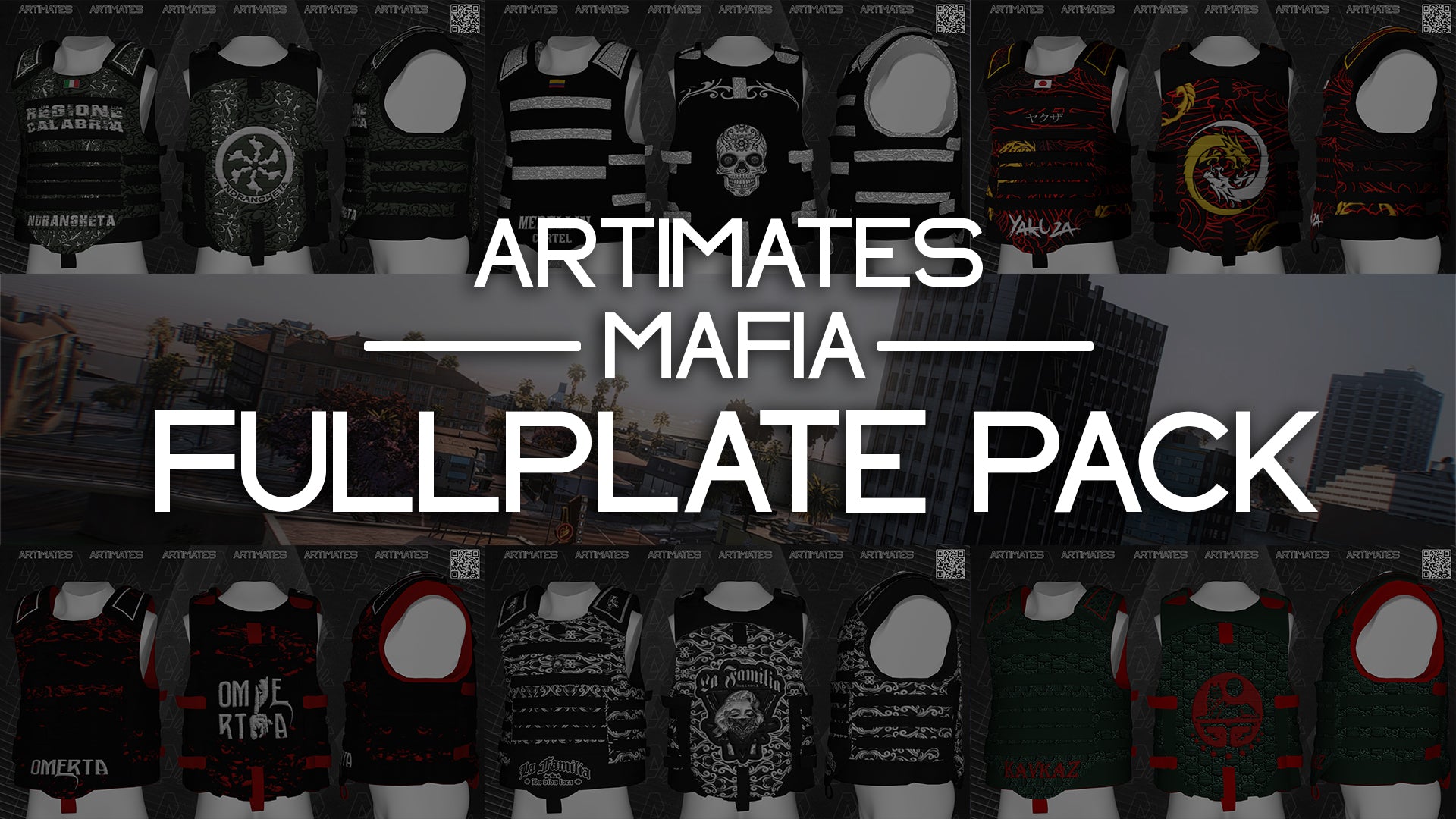 Mafia Fullplate-Vest Pack - FiveM Server Clothing