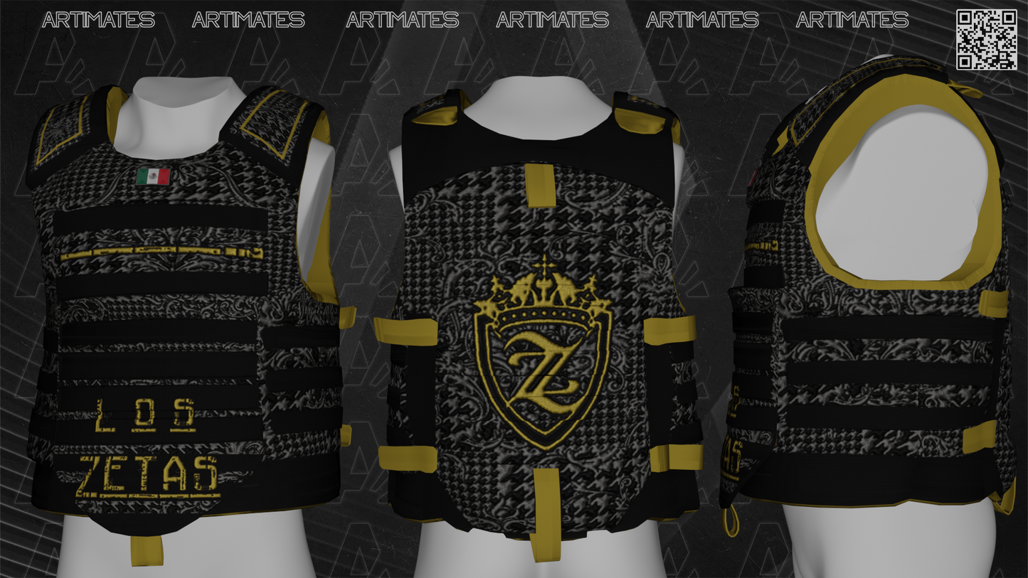 Los Zetas Fullplate Vest Fivem Clothing Artimates