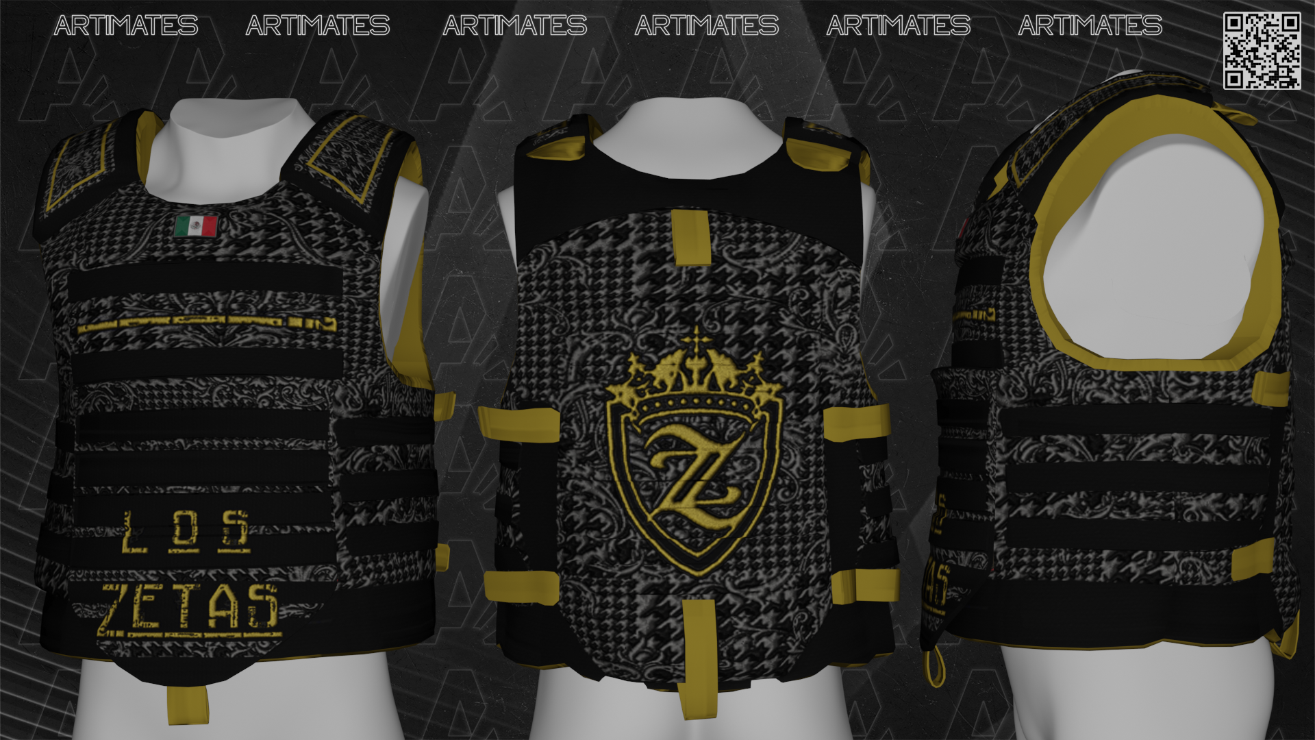 Los Zetas Fullplate Vest - FiveM Clothing