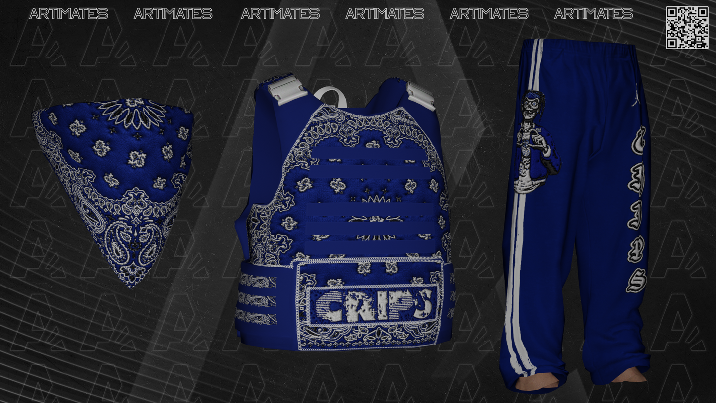 Crips Pack - FiveM Clothing – Artimates