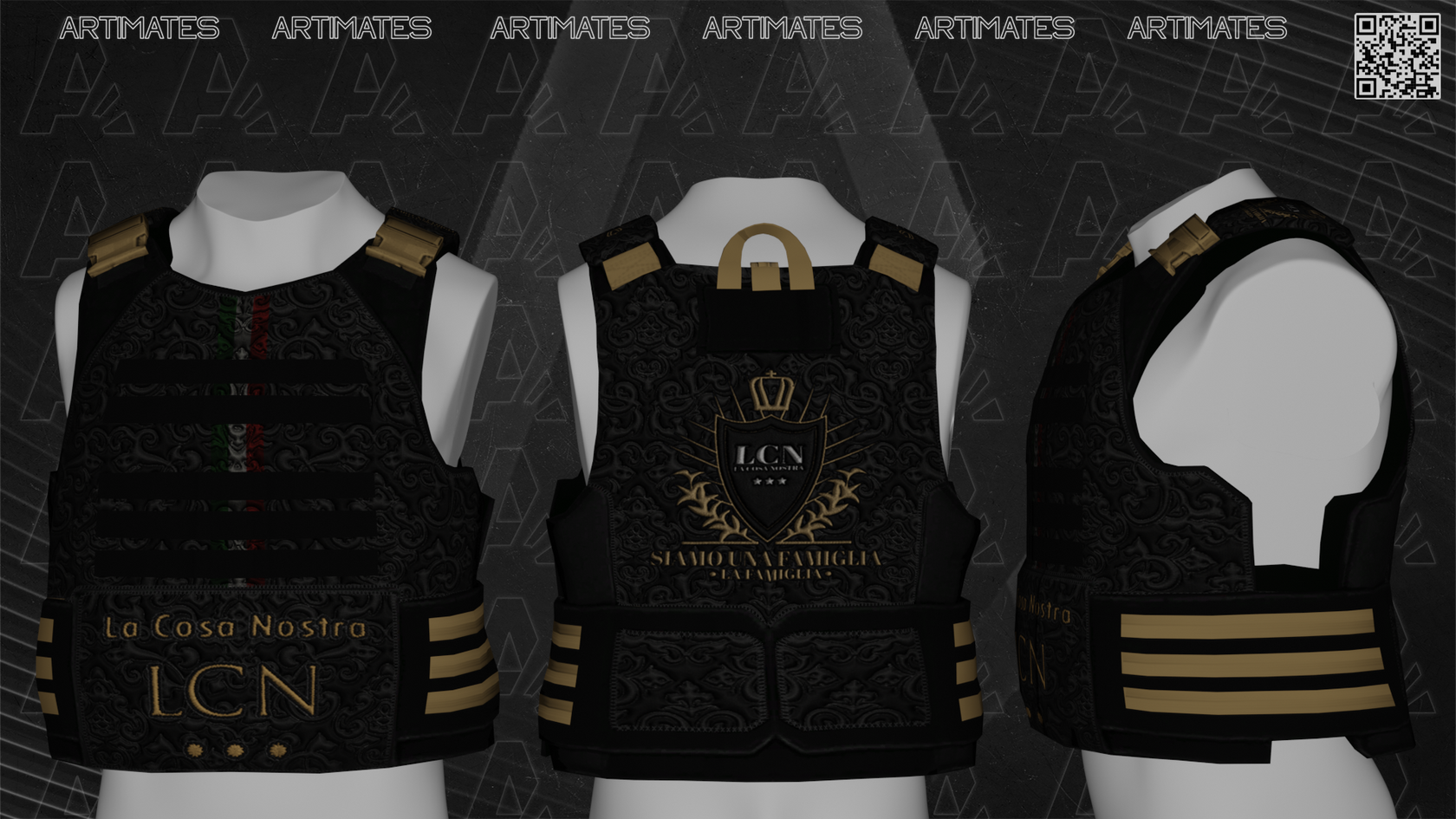 Mafia Vest Pack - FiveM Server Clothing โ Artimates