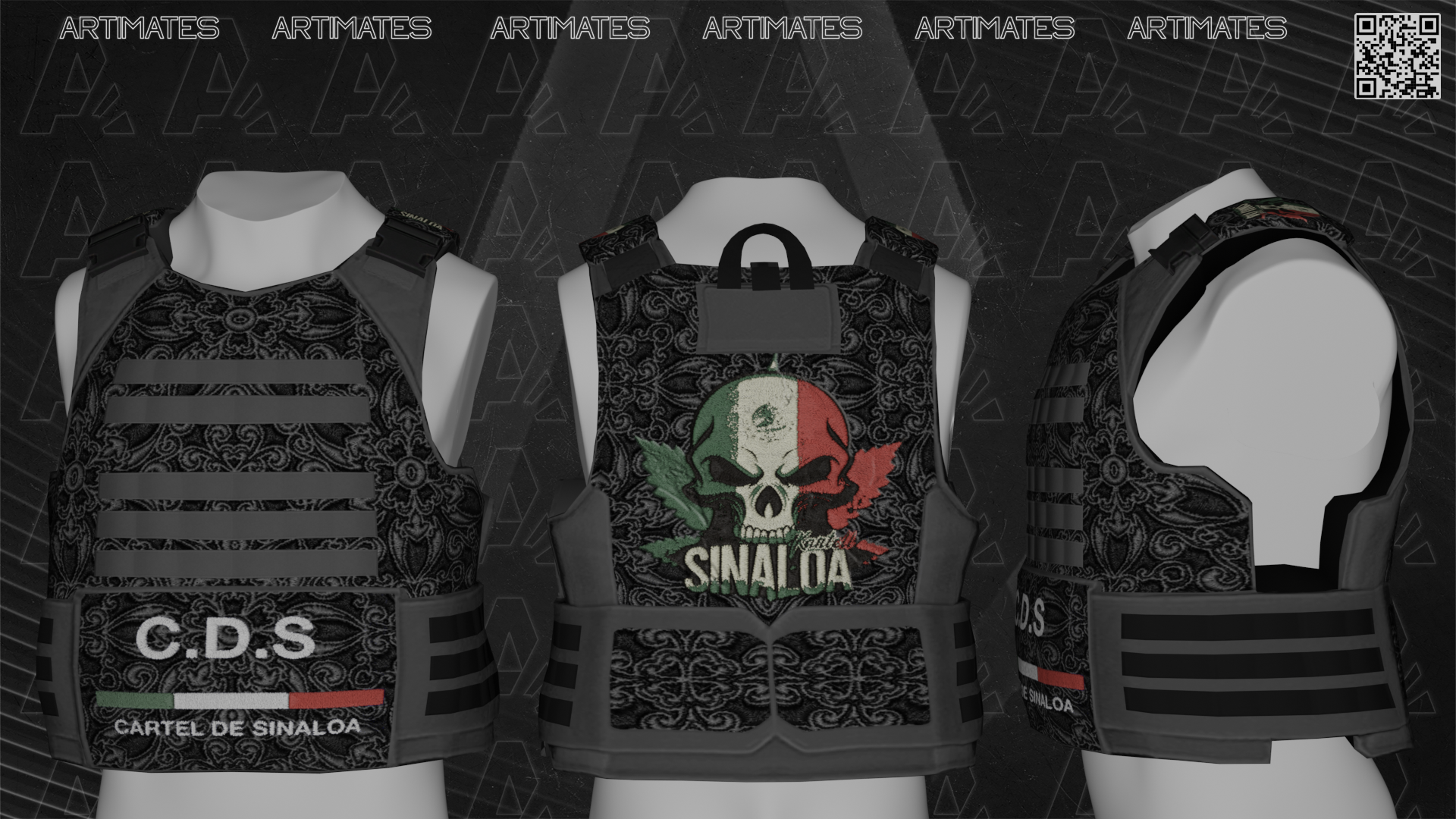 Sinaloa Cartel Basic Vest - FiveM Clothing – Artimates