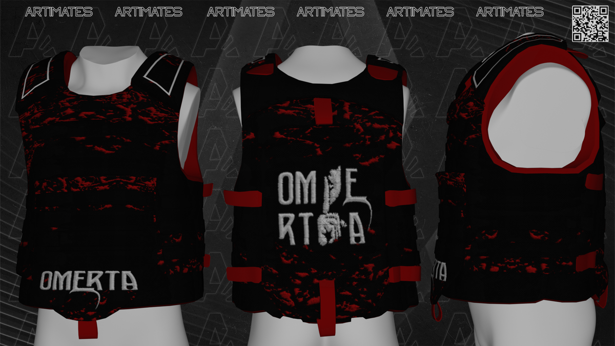 Custom Vest Gta Rp Mafia Fullplate-Vest Pack - FiveM Server Clothing